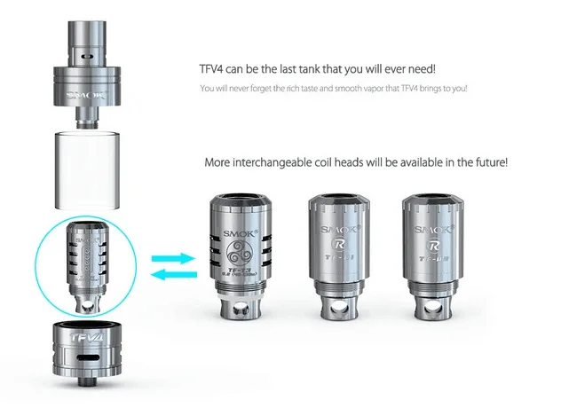 SMOK TFV4 замена катушки/TF T2/TF R2/TF N2/TF T4/TF RCA/катушки для танк оптом vapen электронная