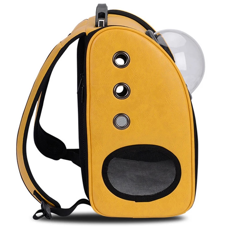 Дышащий Собак Pet Carrier Рюкзак Портативный Сумка Сетка Голову Двойной Плечо