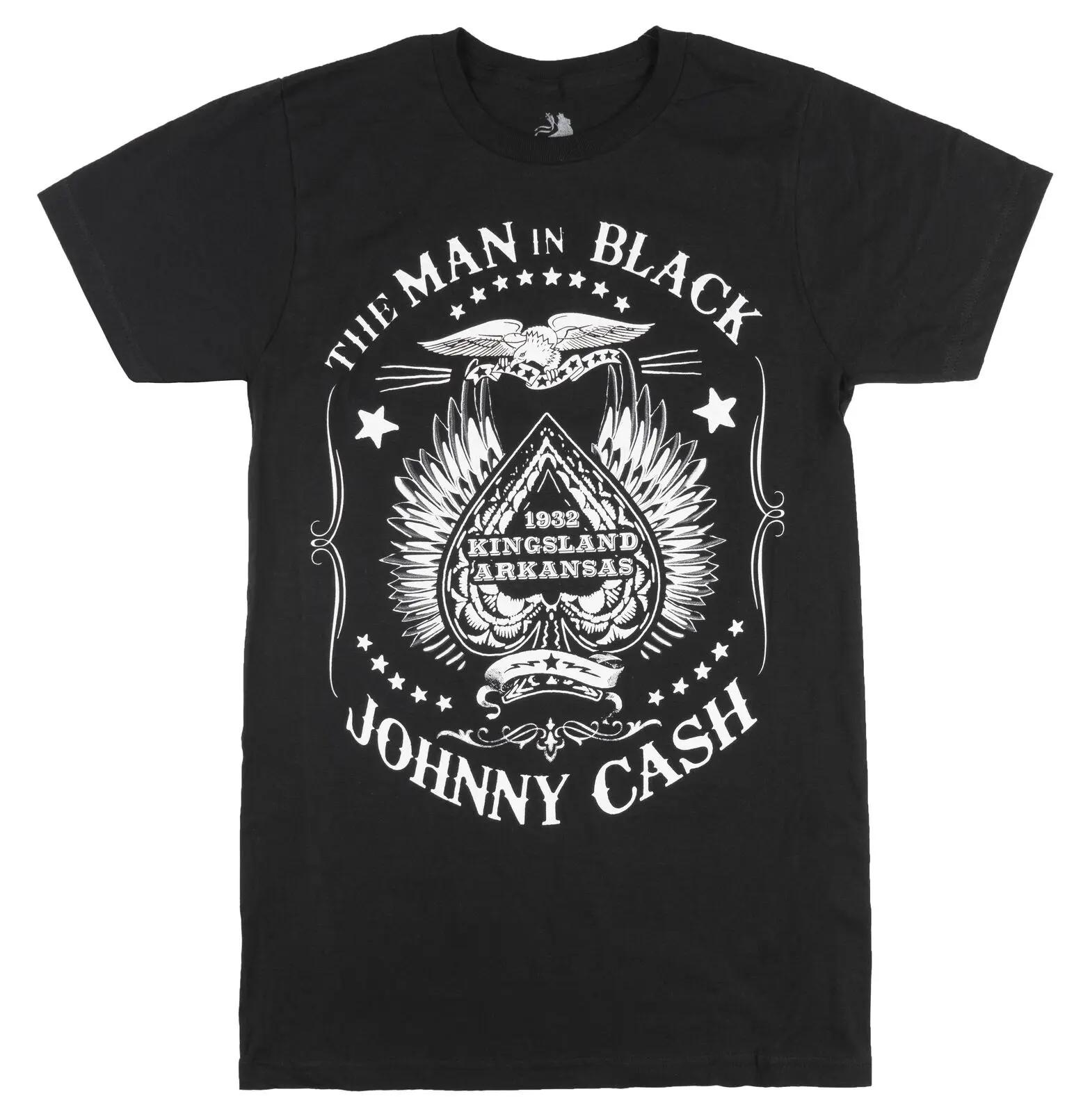 Мужская футболка с надписью Jonny CASH THE MAN IN BLACK 1932 ROCK MUSIC SONG футболки из 100% хлопка