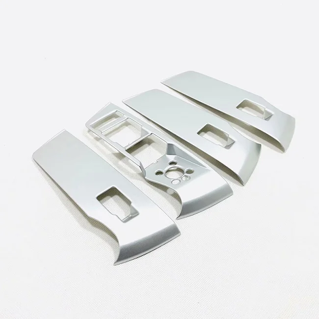 

For Audi Q3 2019 2020 ABS Matte/Carbon fibre LHD Door Window glass Lift Control Switch Panel Cover Trims Car Styling Accessories