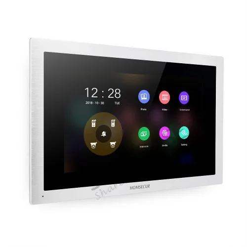 HOMSECUR 4 провода AHD Hands-free видео домофон системы с записью и снимком BC071HD-S+ BM114HD-S