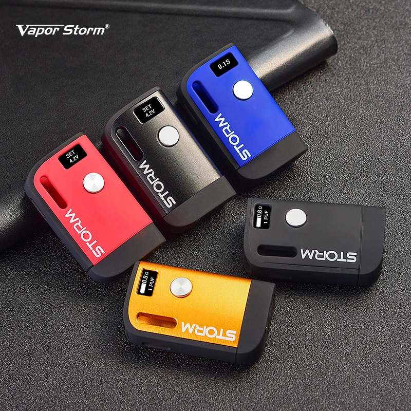 Новейший пар Storm CBD S1 MOD 800mAh Vape mod с 0 49 дюймовым экраном 510 thread E Cigarette box для