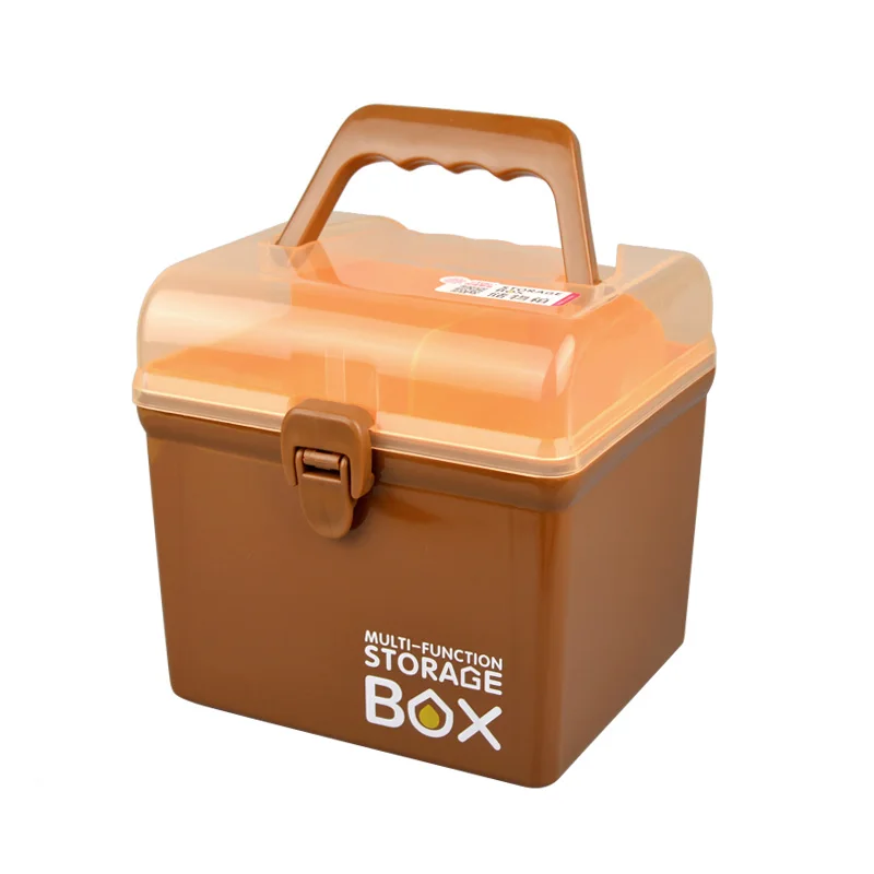 Переносной пластиковый ящик для хранения лекарства комплект инструмента