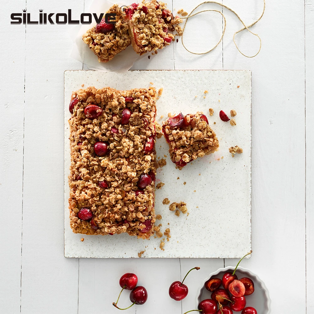 SILIKELOVE антипригарная квадратная силиконовая форма для выпечки, форма для торта, 3D форма для выпечки, лоток для духовки, безопасный материал
