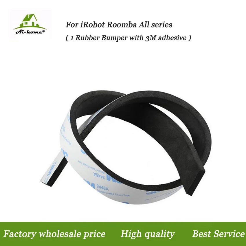 2 шт./лот Резиновая Защитная лента для бампера Neato Ecovacs irobot Roomba 400 500 600 700 800 900 series 550