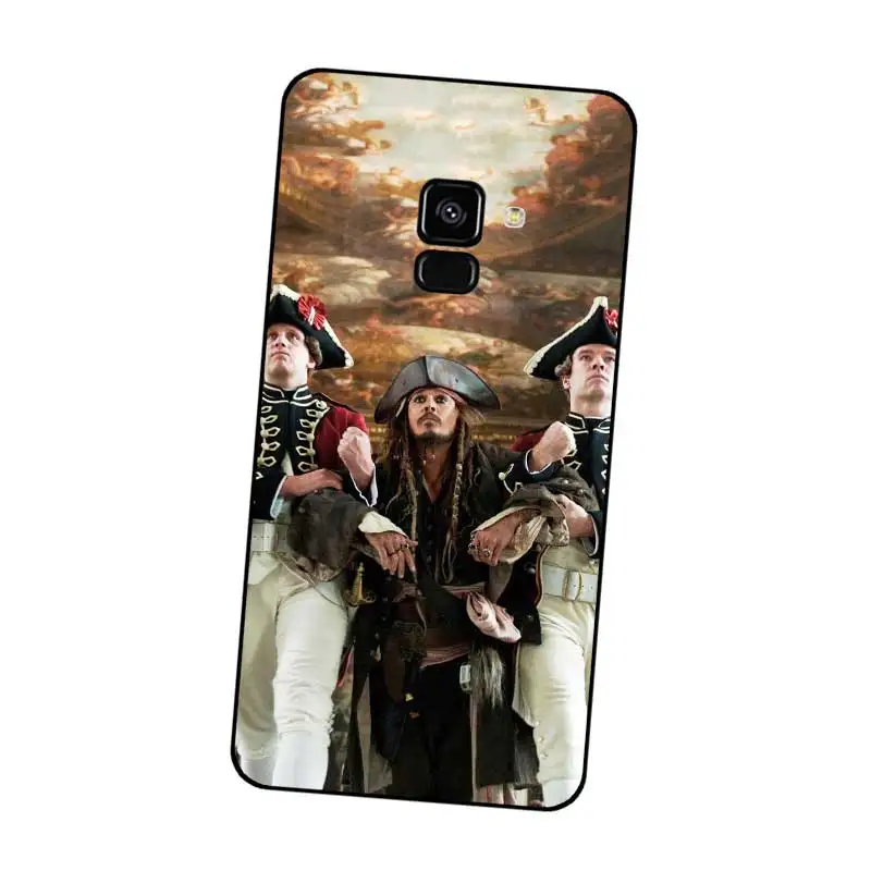 P168 Пираты Карибского моря крутой черный силиконовый чехол Крышка для Samsung Galaxy J2 J3
