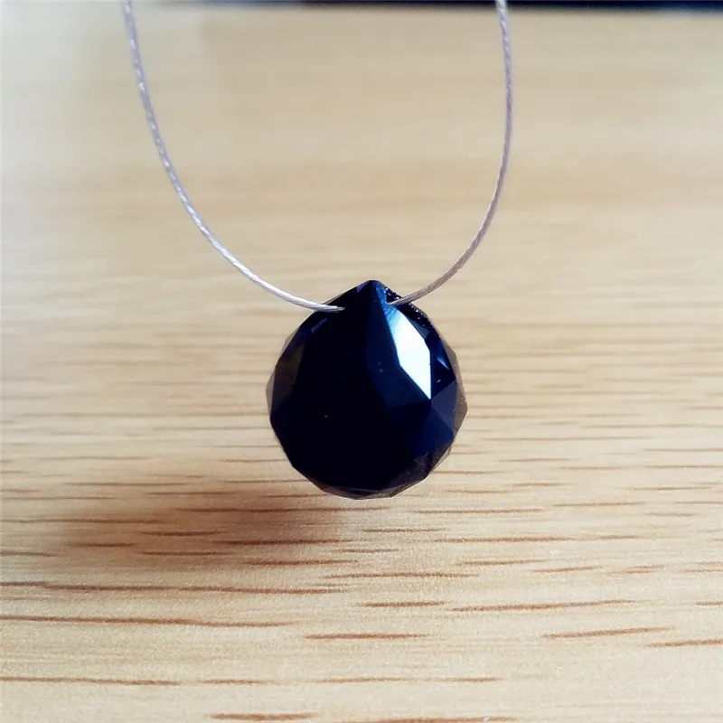 Лучшая цена черная AAA Качество 20 мм хрустальная люстра граненая шар-Призма