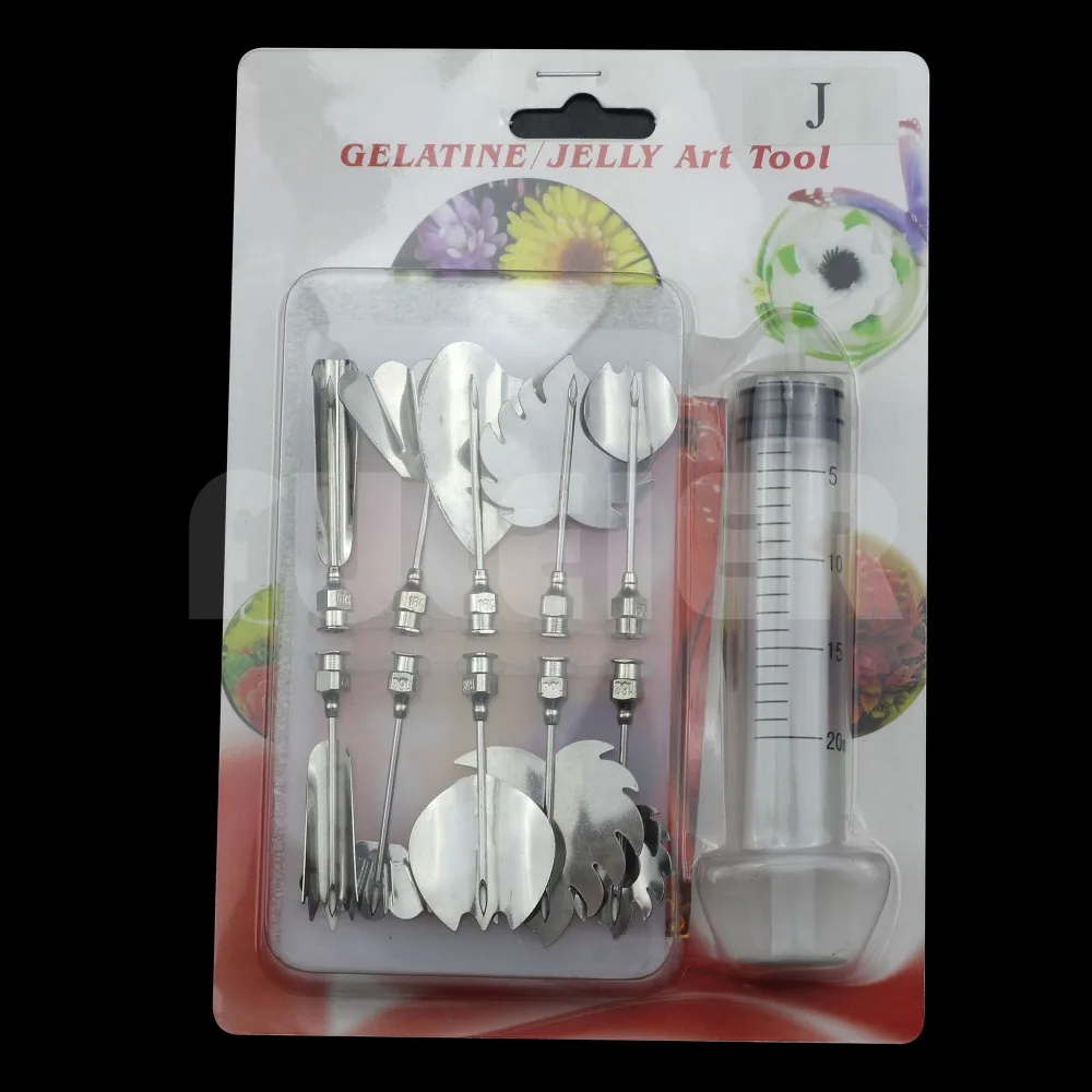 11 шт. металлические 3D желатиновые художественные иголки для торта DIY Набор