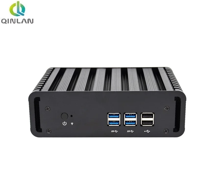Qinlan i7 последовательный безвентиляторный Мини-ПК с Intel Core i7 4500u, DDR3 Оперативная память 2 ГБ/4 ГБ/8 ГБ, макс m-SATA 256 ГБ SSD, sata 1 ТБ HDD HDMI