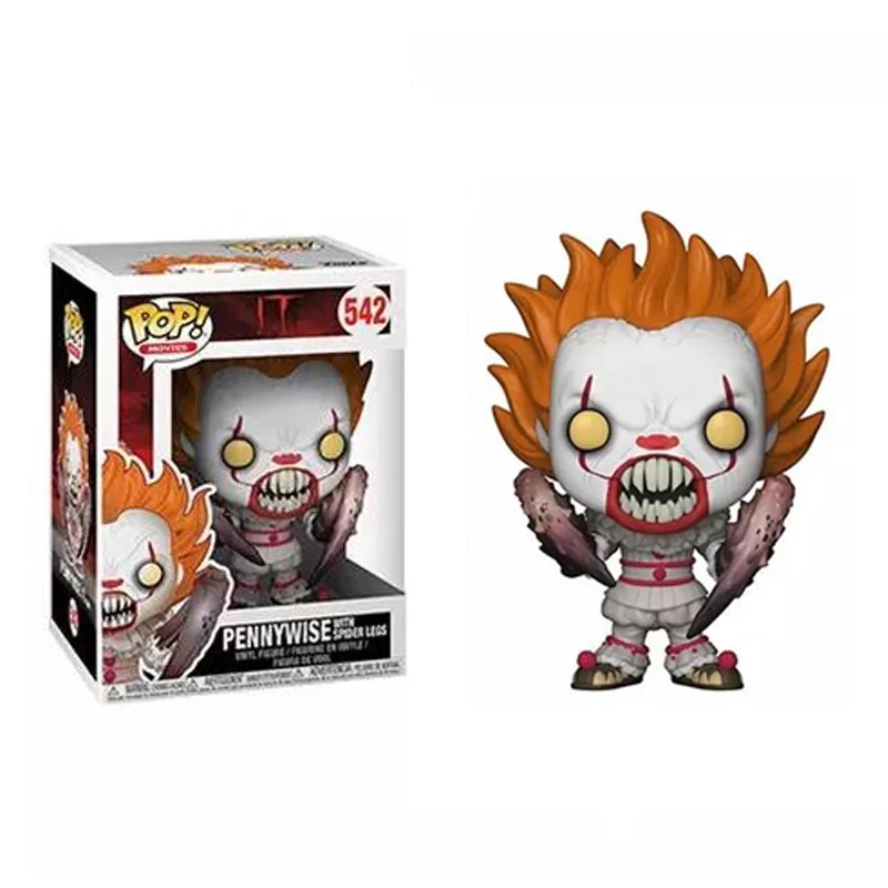 FUNKO поп фильм Стивен Кинг это ребенок играть Pennywise ПВХ фигурку Коллекция Модель игрушечные лошадки для детей Рождественский подарок