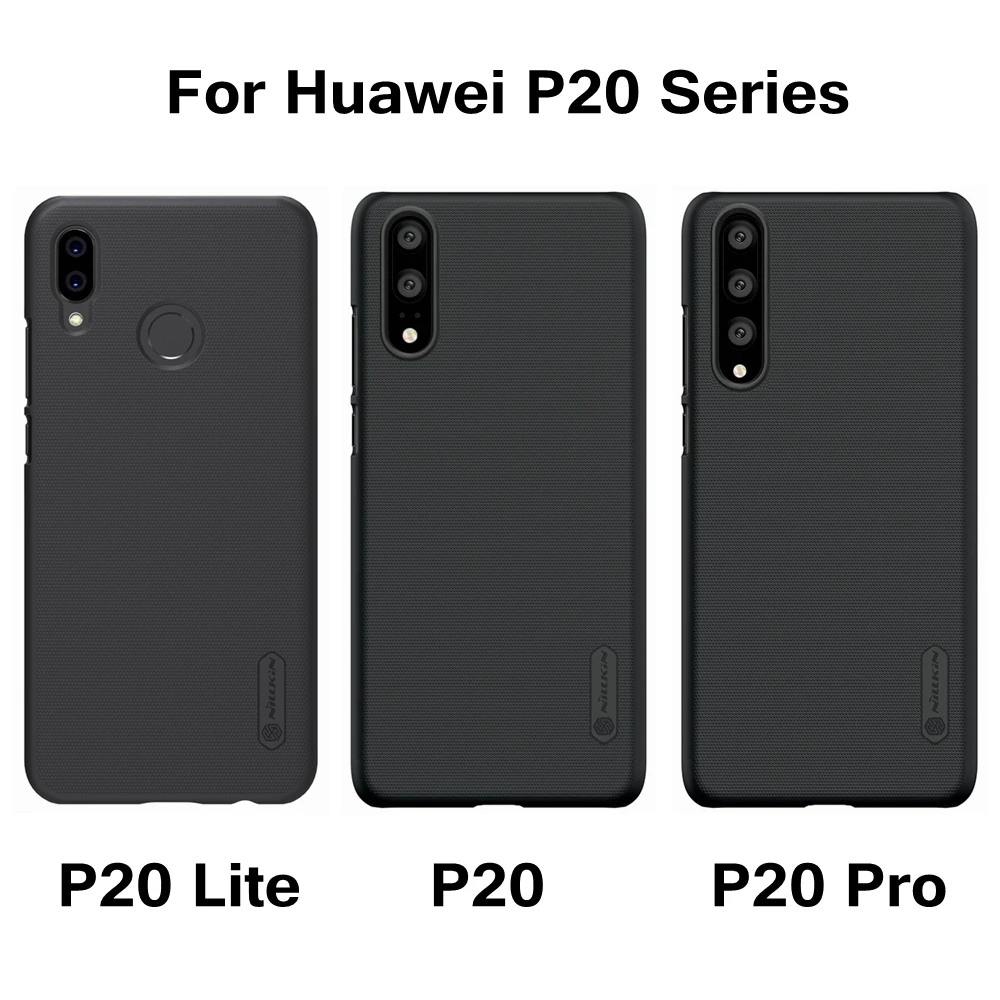 NILLKIN for Huawei P20 Lite Phone Case Hard Pro Matte Plastic Cover Smartphone Protect Cases Frosted Shield |