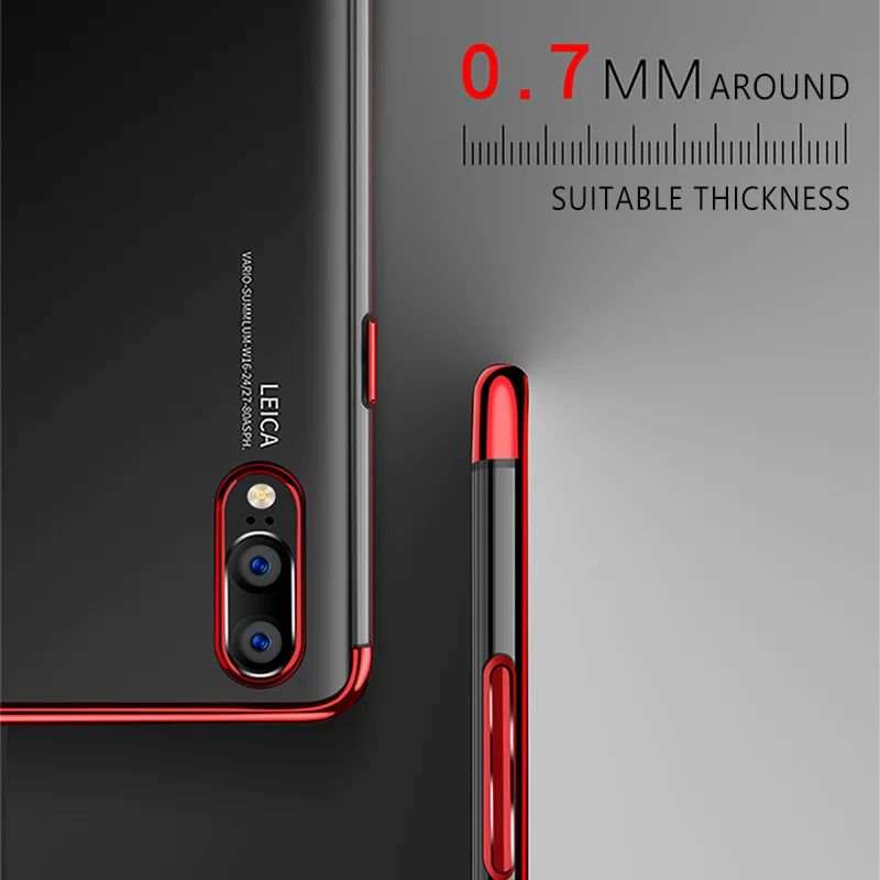 ESVNE Мягкий ТПУ силиконовый чехол для Huawei P20 Pro Чехол lite P10 P9 P8 Lite прозрачный