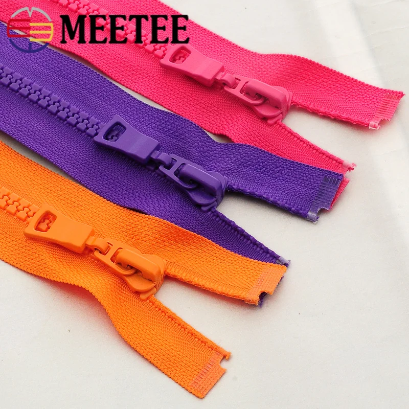 Meetee 4 шт. 55 см 90 5 # длинная застежка молния открытый конец сумки на молнии пальто