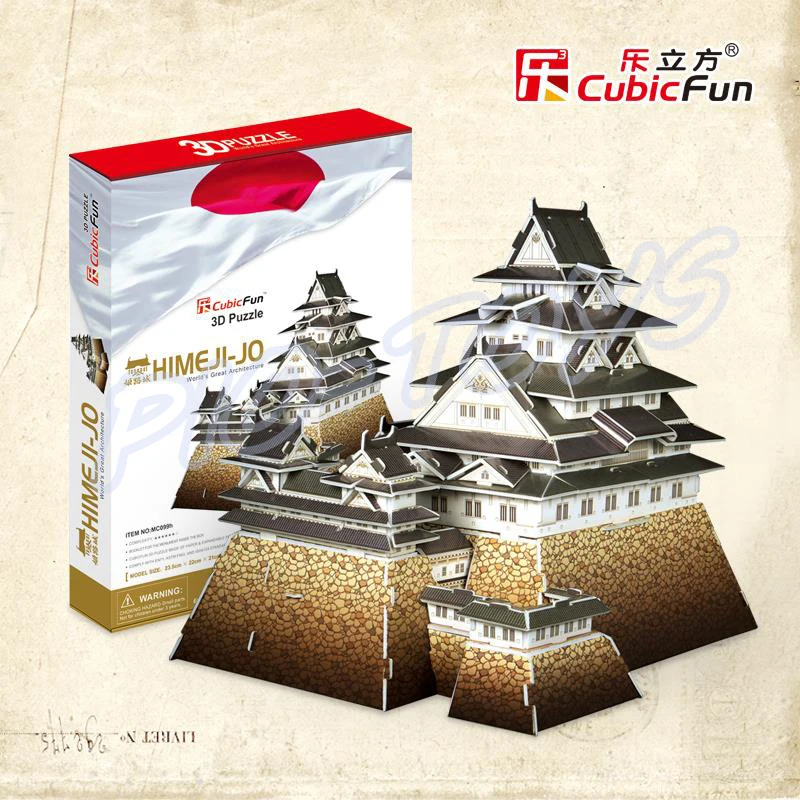 Новогодний подарок модель 3D пазлов Himeji-Jo японский старинный замок Shogunate