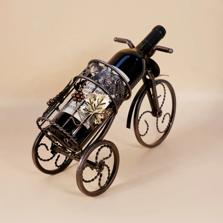 1 шт. Высококачественная винтажная стойка для вина Европейский трехколесный