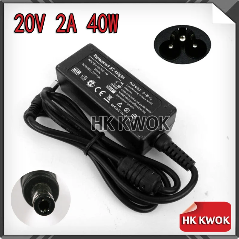 

20V 2A 40W AC Laptop Adapter Battery Charger Power Supply PSU For Lenovo IDEAPAD S9 S9e S10 U260 U310 PA-1400-12 Power Supply