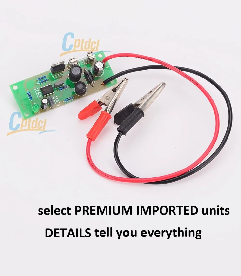 10 шт./лот 12 вольт свинцово кислотный десульфатор батареи собранный комплект с