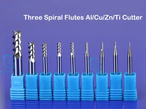 Сверло с ЧПУ 3 Three 3f, 2 шт., ШК 18 дюйма, 3,175 мм, 4 мм, спиральный фрезерный станок, фреза, фрезерный инструмент, металл, алюминий, медь, HRC55