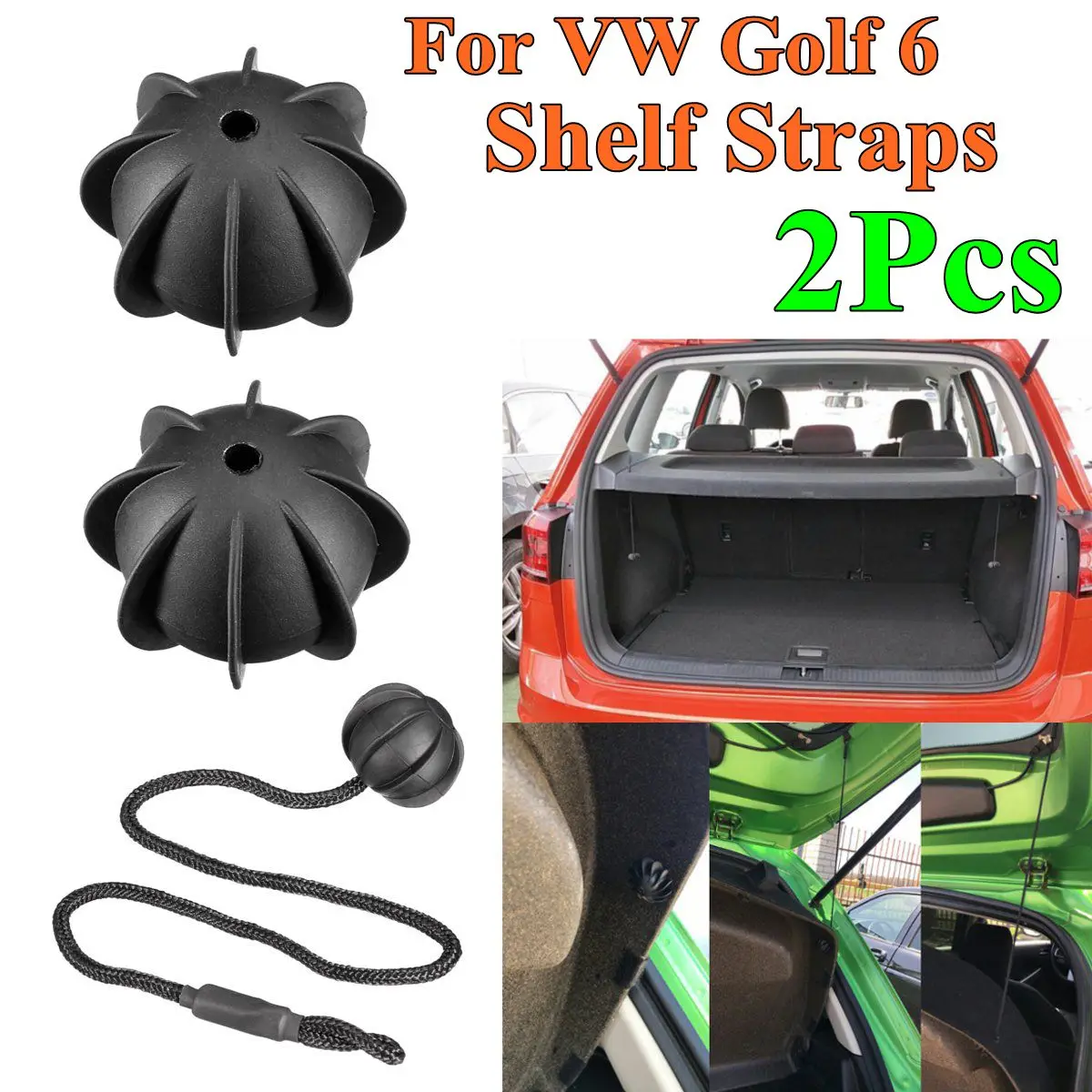 2 шт. держатель для крышки багажника VW Golf 6 GTI R20 MK5 1K6 863 447 A|Натяжные ремни| |