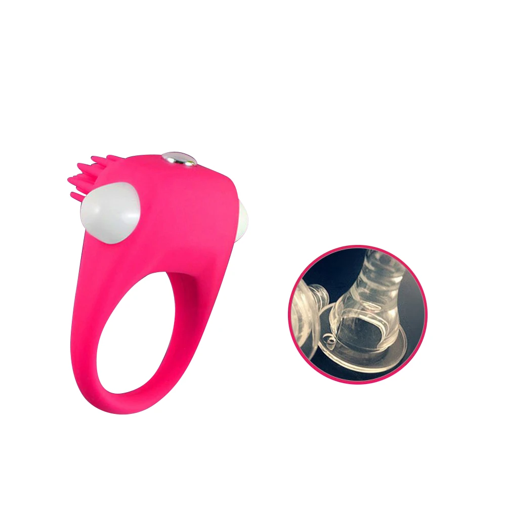 Безопасное Силиконовое вибрирующее кольцо для пениса члена задержка эякуляции