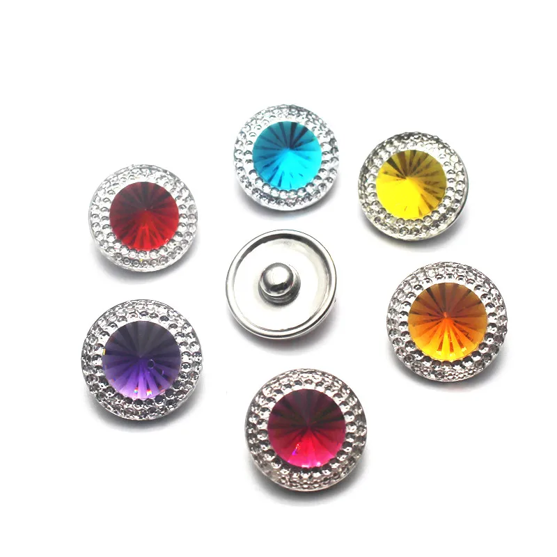 Новое поступление микс 10 шт./лот цветная Кнопка со стразами прелестный