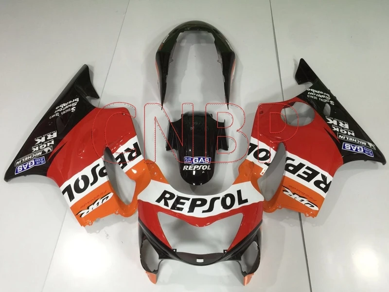 Обтекатели для Honda Cbr600 1999 2000 repsol Кузов CBRF4 00 без краски|Полные комплекты