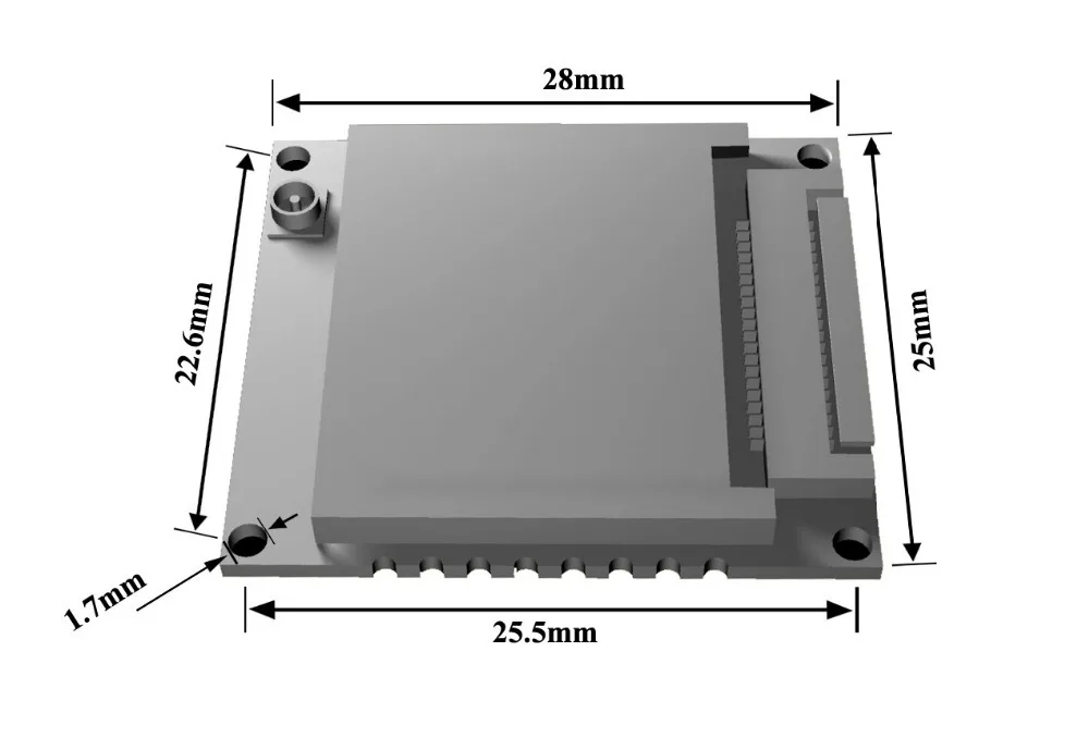 PR9200 короткий диапазон uhf rfid считыватель модуль Встроенная антенна маленький usb