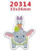 PR-20314 Наборы для творчества Герой мультфильма с плоской задней частью Плоские наклейки 30 штук. PR-20044-20347 - Цвет: PR-20314