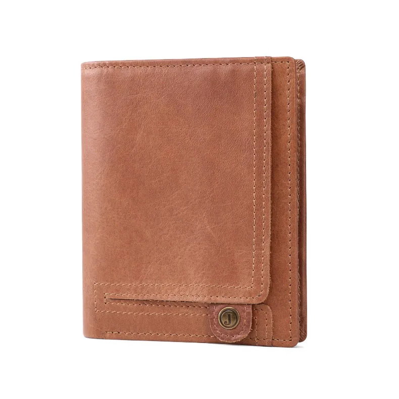 Q2077 yellow brown COWATHER Высокое качество коровья кожа мужские кошельки натуральная кожа RFID мужской кошелек Повседневный и простой кошелек Q2077 - Цвет: Q2077 yellow brown
