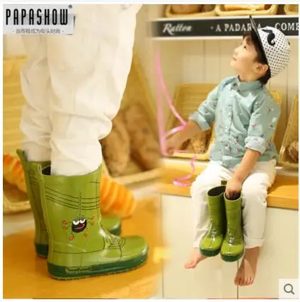 Ботинки для мальчиков резиновая обувь девочек детские непромокаемые ботинки 97