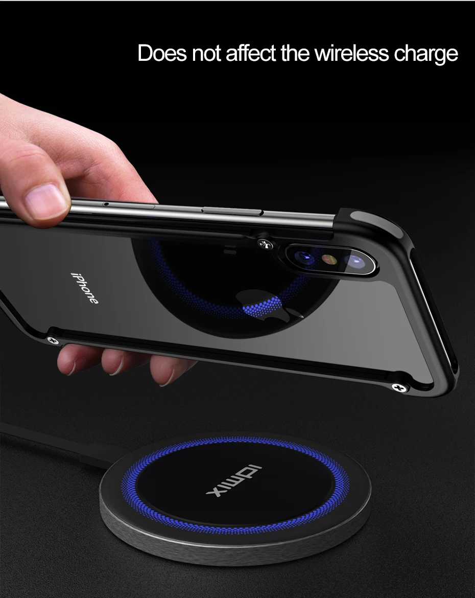 Oatsbasf Алюминиевый металлический бампер чехол для iPhone X XS MAX XR Роскошный Жесткий противоударный защитный чехол для iPhone 11