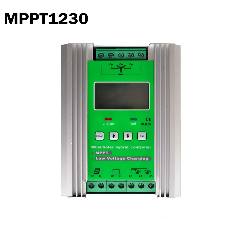 

12V max 450W усилитель Заряда mppt LCD ветровой гибридный контроллер солнечной системы с разгрузкой 300W ветряная турбина 150W солнечная панель