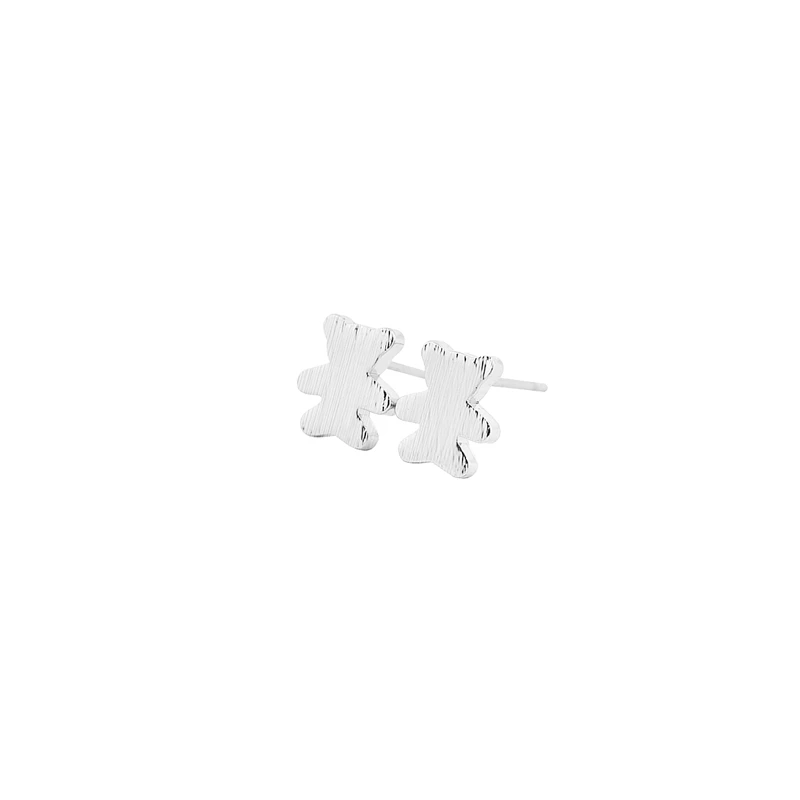 1 пара женские серьги гвоздики в виде мишки тедди|animal earrings|drop stud earringsstud earrings |