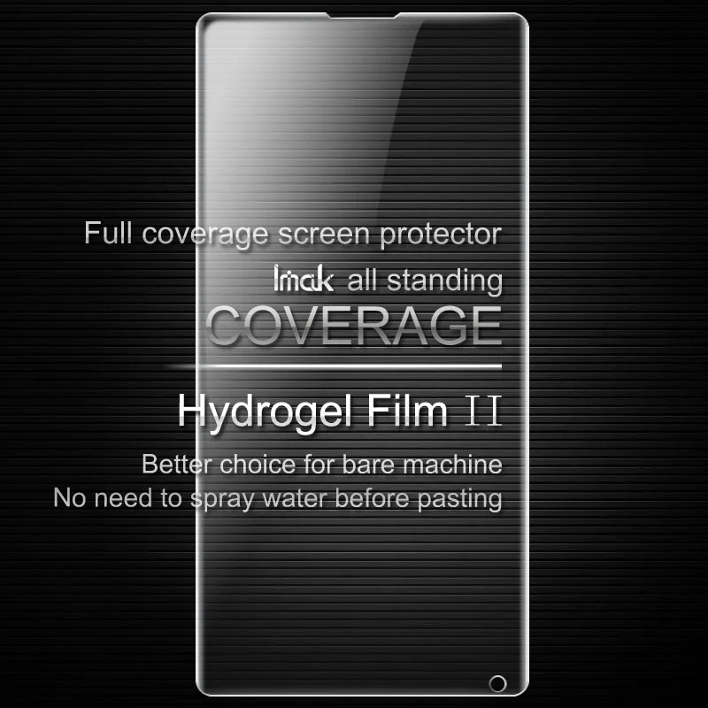 Imak hydrogel II полноразмерная мягкая защитная пленка для Xiaomi Mi Mix 2S Защитная задней