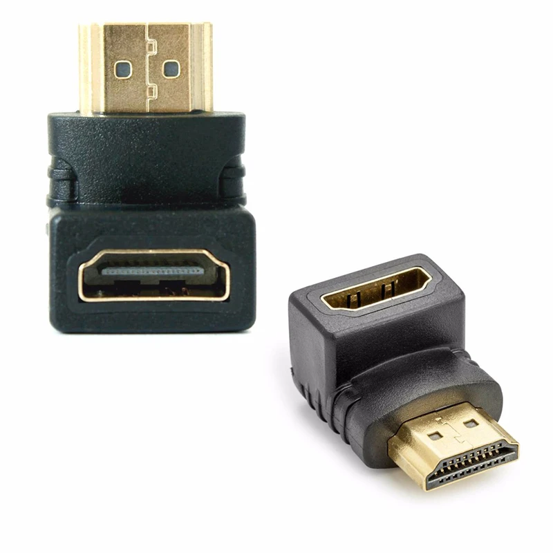 HDMI к HDMI кабель удлинитель 90 180 градусов Угол Вращающийся адаптер мужчин и женщин HDMI поворотный складной конвертер для HDTV Xbox 360