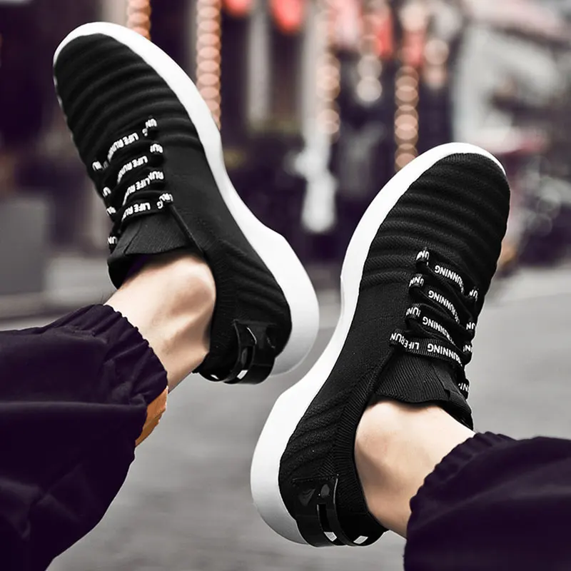 Мужские дышащие сетчатые кроссовки для бега мужская спортивная обувь улицы