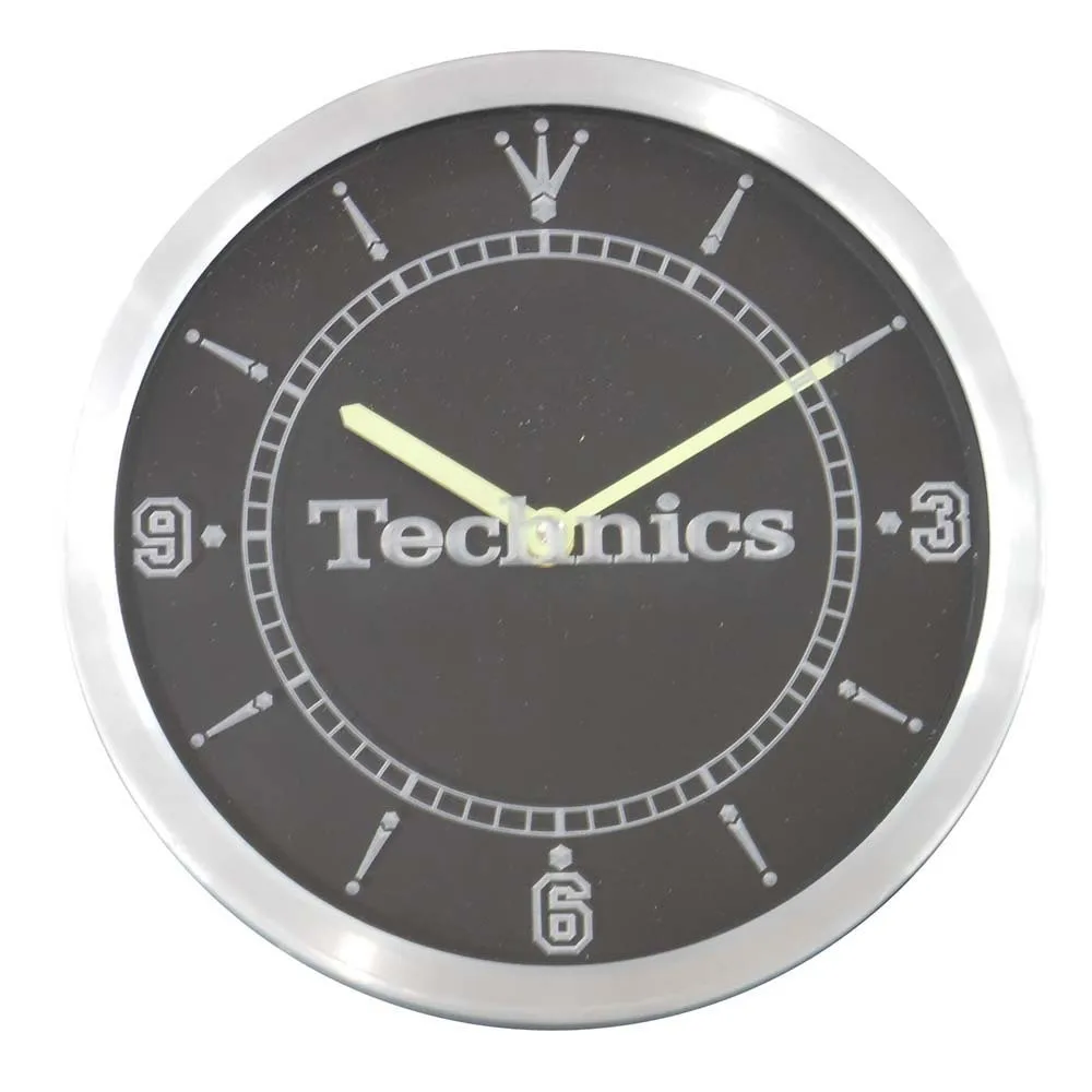 Nc0434 Technics поворотные столы DJ музыка неоновые световые вывески светодиодный ные