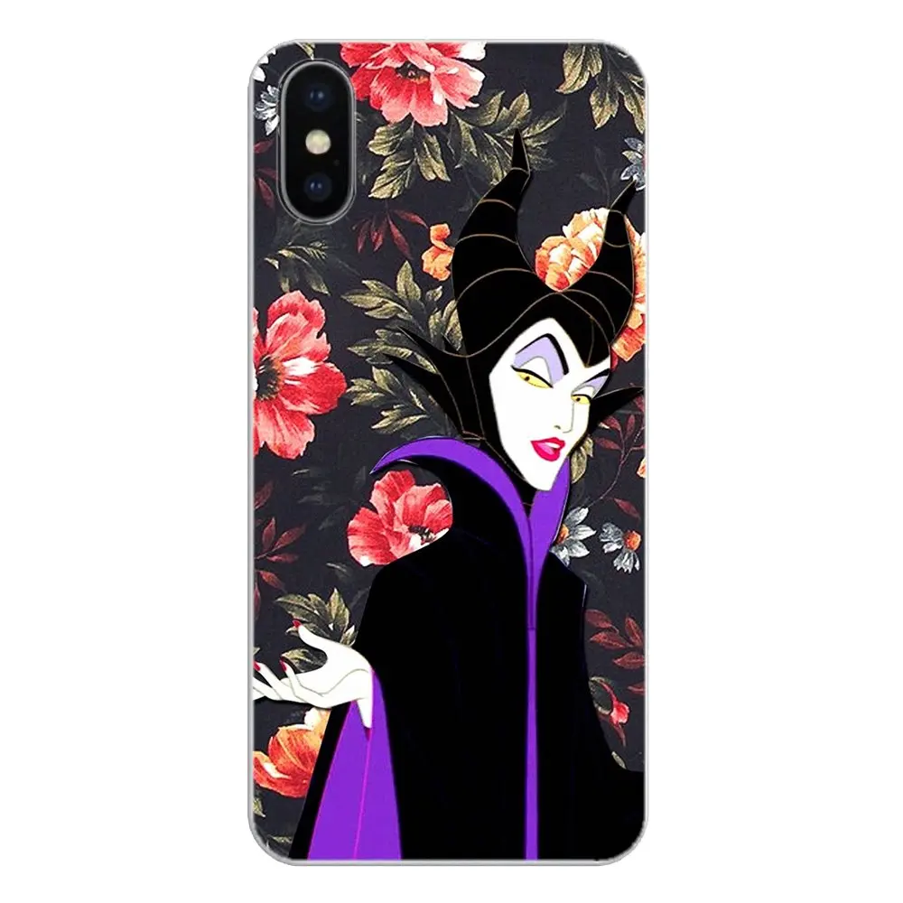 Cartoon Snow White berry Maleficent For iPhone XS Max XR X 4 4S 5 5S 5C SE 6 6S 7 8 Plus Samsung Galaxy J1 J3 J5 J7 A3 A5 Cover |