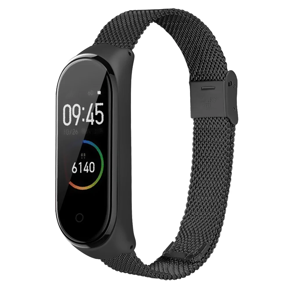 Умный Браслет Xiaomi Mi Band 4 сетчатый ремешок для наручных часов спортивный браслет
