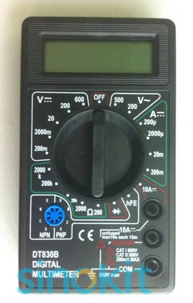 Профессиональный дешевый амперметр переменного/постоянного тока Вольтметр Ом