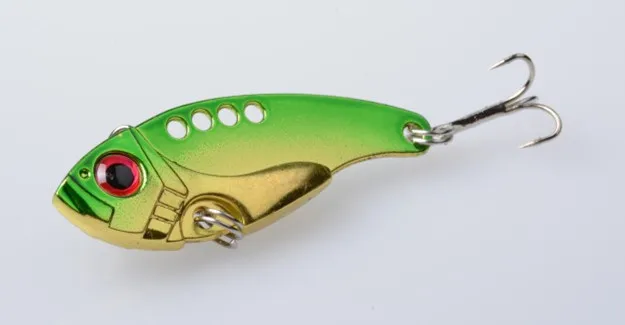 20pcs new Fishing Lure Blade Metal VIB Hard Bait Bass Walleye Crappie 11G 5.5CM Tackle With 8# Hools | Спорт и развлечения