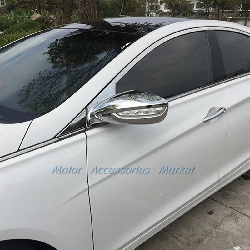 Новинка хромированная накладка на дверное зеркало автомобильный Стайлинг для