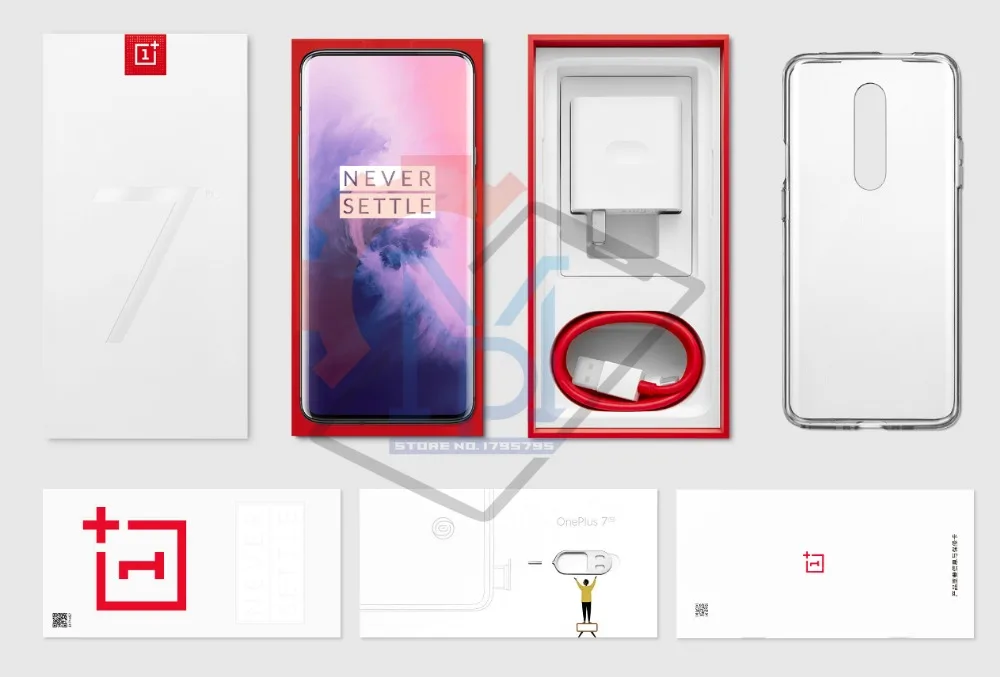 Мобильный телефон Oneplus 7 Pro с глобальной прошивкой, 6,6" жидкий AMOLED дисплей, 6 ГБ ОЗУ, 128 Гб ПЗУ, Snapdragon 855, 48 МП камеры, NFC Смартфон