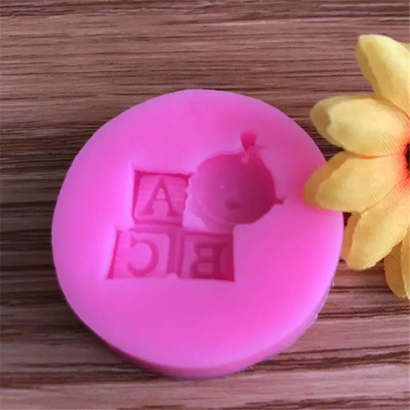 1 шт. буквы ABC шоколадные конфеты Jello силиконовые формы для торта инструменты