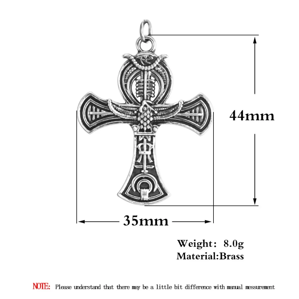 Оптовая продажа 5 шт. кулон в виде египетского креста античный этнический