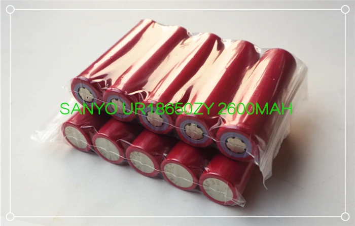 Литий ионная аккумуляторная батарея SANYO UR 18650 2600 мАч 3 7 в|rechargeable battery|cell 18650celle li-ion |