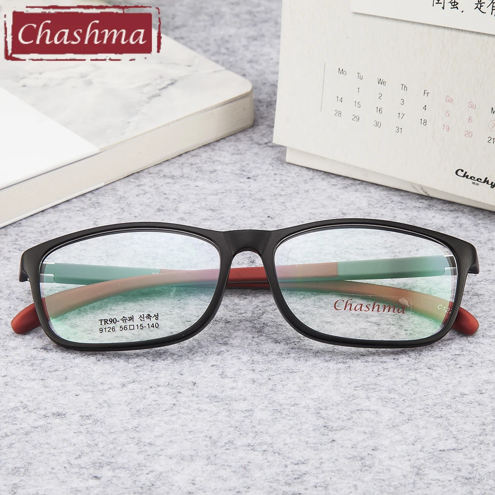 Бренд Chashma спортивный стиль TR 90 очки для женщин и мужчин оптическая оправа гибкие