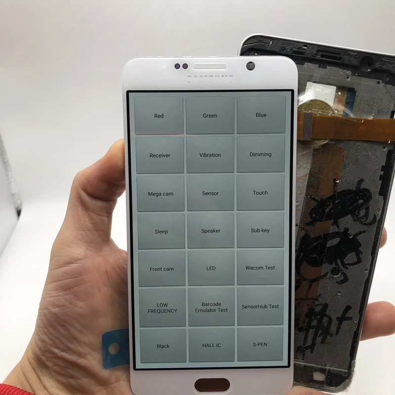 5,7 ''Супер AMOLED ЖК-дисплей с рамкой в сборе для SAMSUNG Note 5 Note5 N920A N9200 SM-N920 N920C lcd сенсорный экран