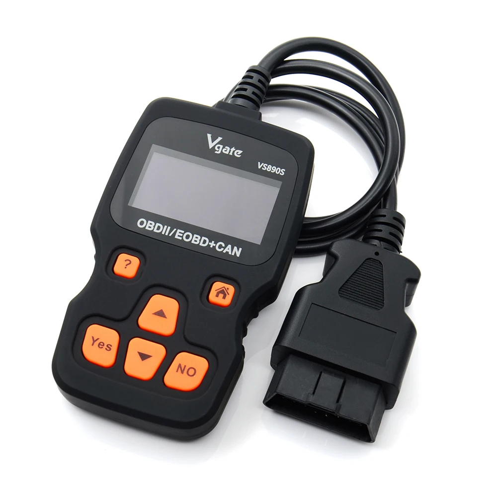 Оригинальный диагностический сканер Vgate VS890S OBD2 код неисправности двигателя