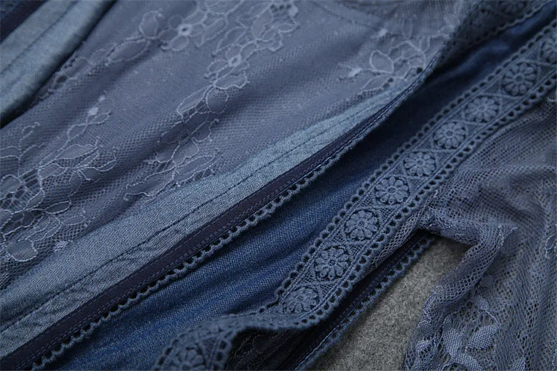 Женские летние платья, новинка, модные дизайнерские прозрачные сексуальные кружевные джинсовые платья, комплект из 2 предметов, повседневная одежда Vestidos